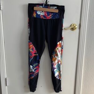Athleta Floral Patterned Leggings